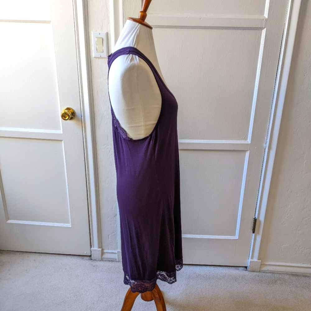 Dreamgirl purple lace whimsygoth nightgown size large - Picture 4 of 8